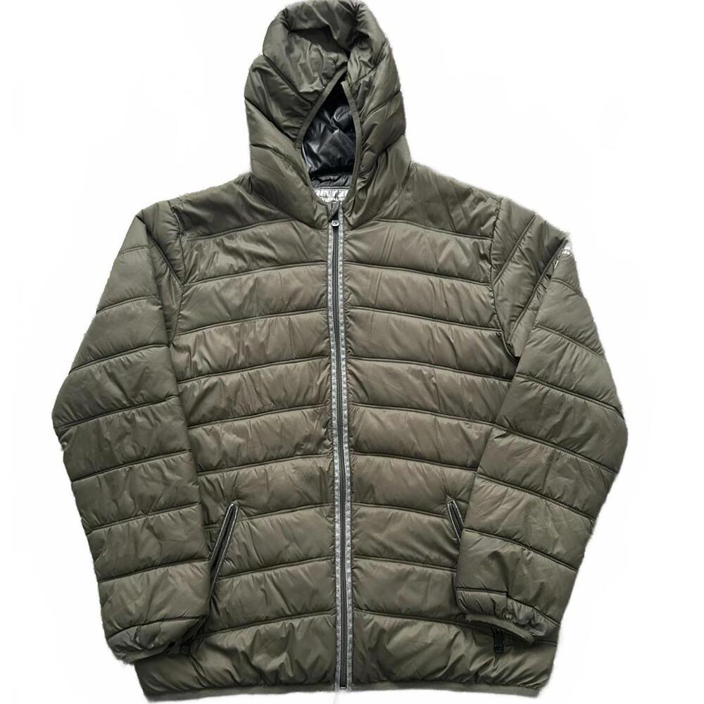 Men's Olive Green Point Zero Ultralight Puffer Jacket